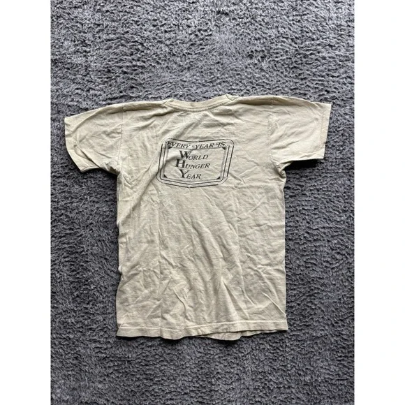 Vintage 1970s‎ Harry Chapin Every Year is World Hunger Year T-Shirt Small - Picture 2 of 9